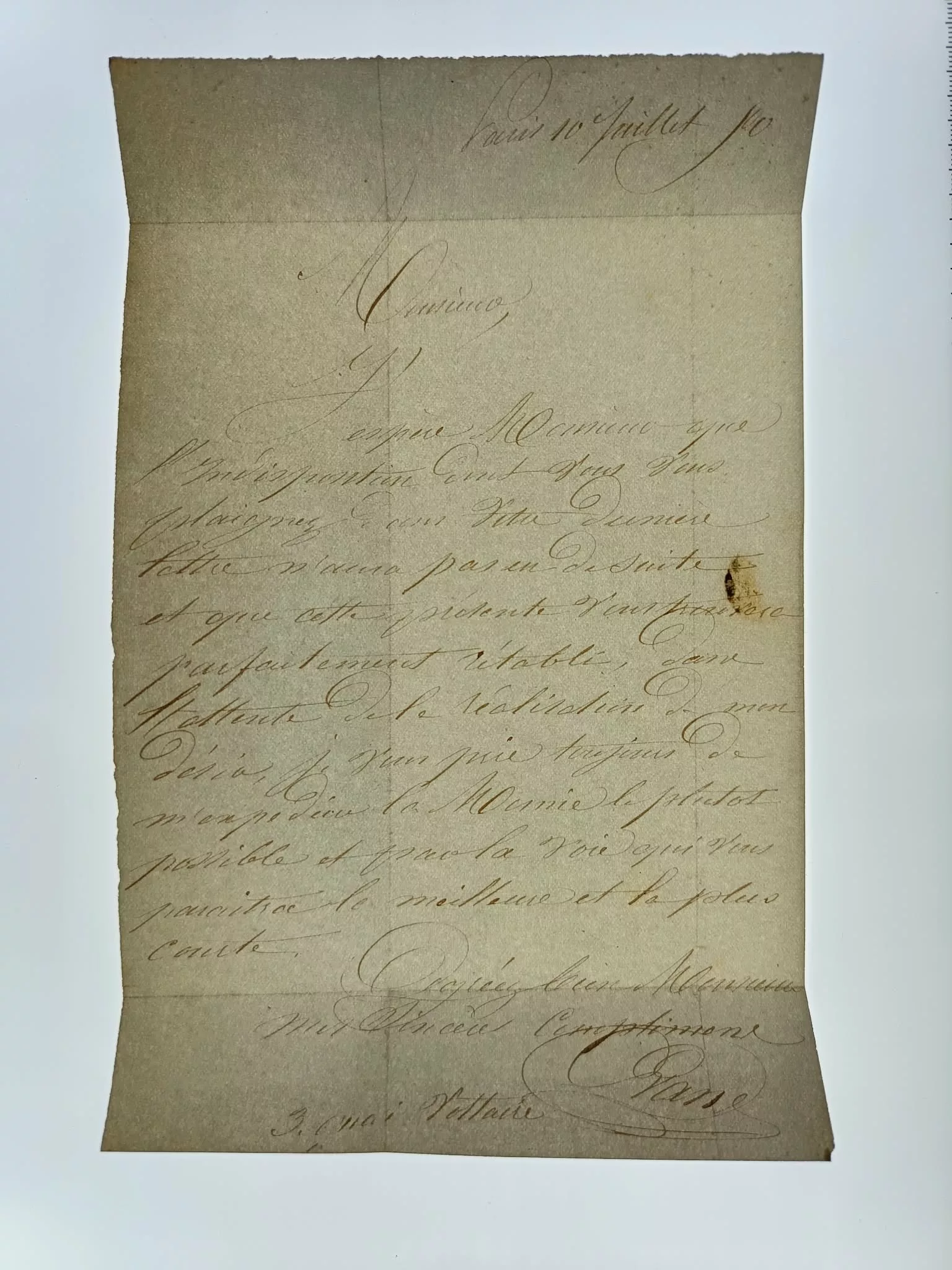 Le marchand François Paul Evans (1801(?)-1881) attend une momie !